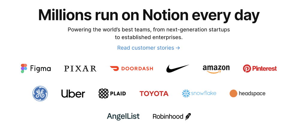 Notion Brand Value