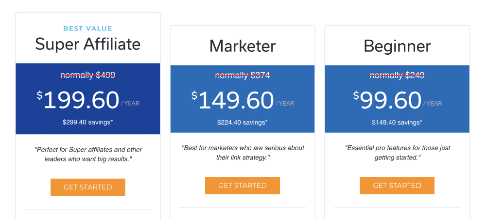 Pretty Links Pricing