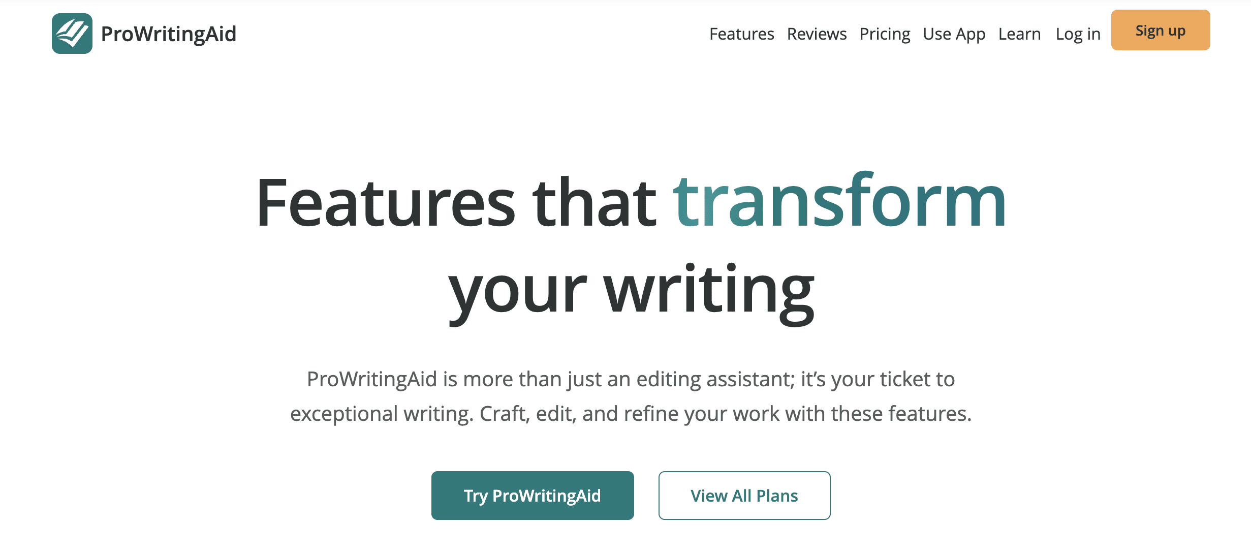 ProWritingAid Home