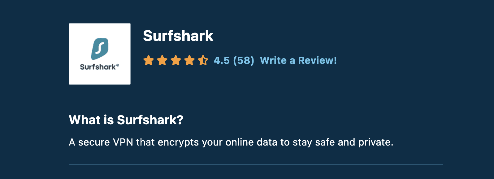 Surfshark Capterra