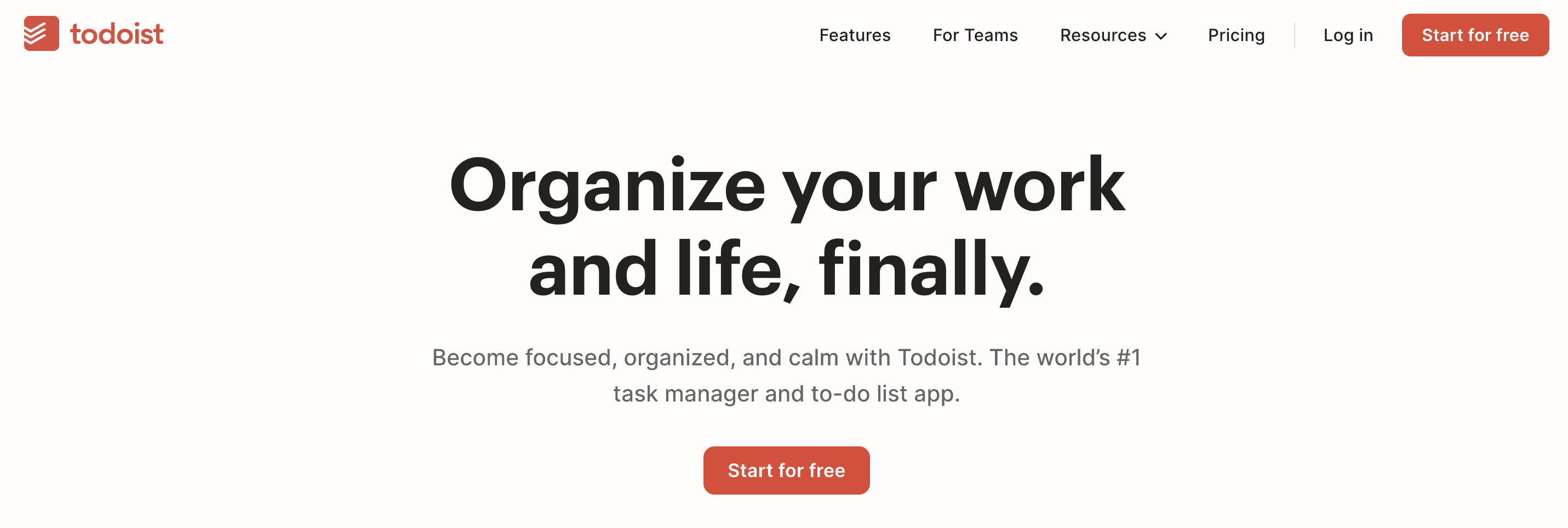 Todoist Home