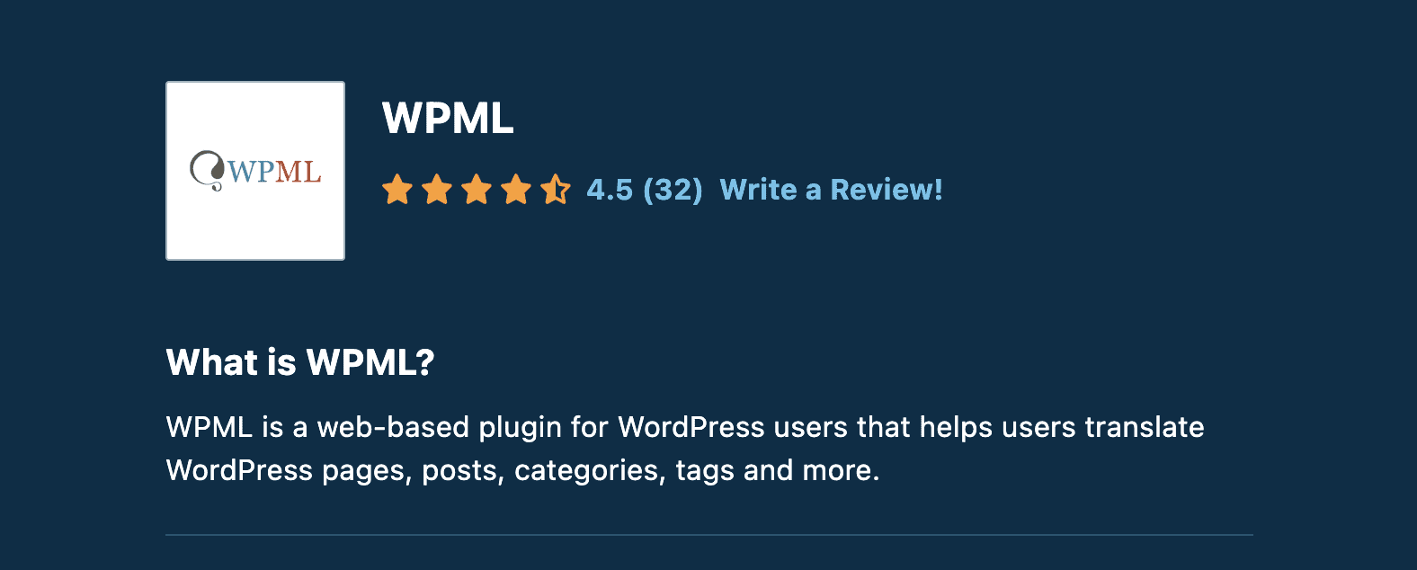 WPML Capterra